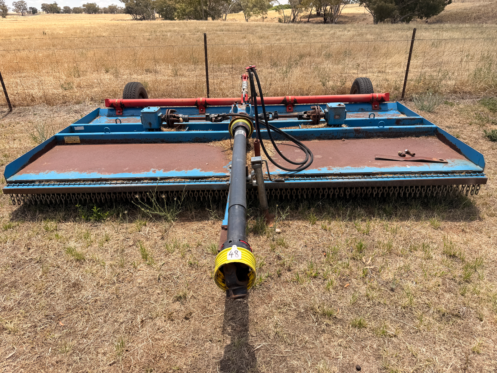 Lot 48 - Berendts 3.7 mtr slasher with twin rotor | AuctionsPlus