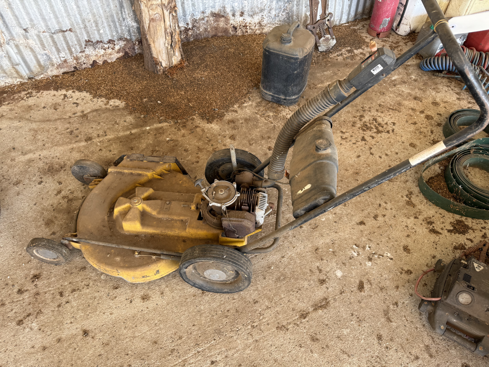 Lot 19 - Victa Mower, Yellow | AuctionsPlus