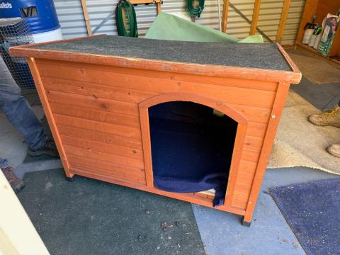 108 · Dog Kennel & Cover (Used)