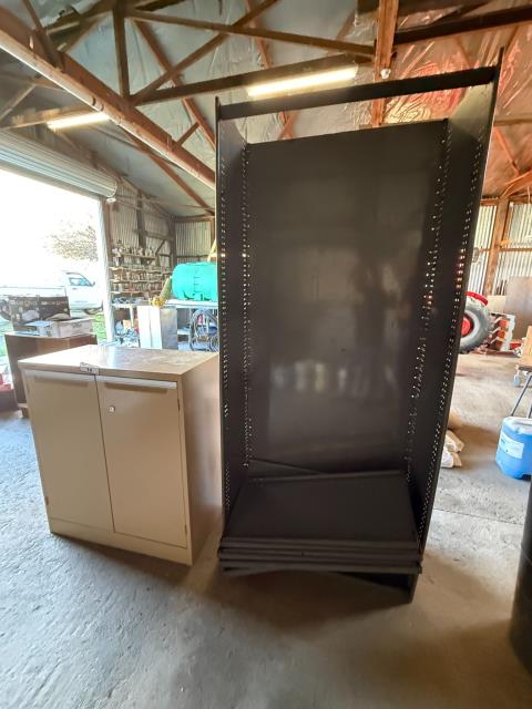014 · Steel Cabinet & Metal Shelf (Used)