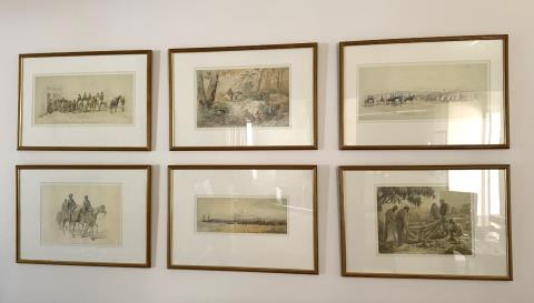 065 · William Strutt Watercolour Prints - Set of 6 (Used)