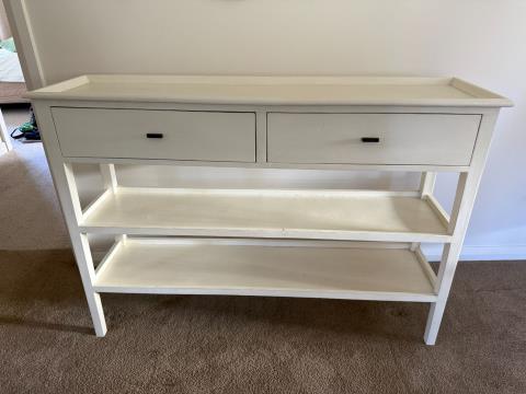 066 · Hall Table & Timber Shelf (Used)