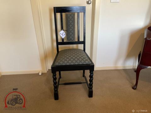 010 · Vintage Chair With Turned Legs
