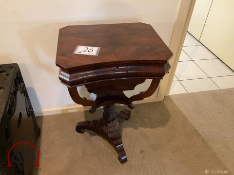 026 · Vintage Sewing Side Table
