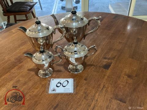 060 · Triple Plated Paramount Tea Serving Set
