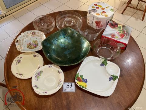 063 · Assorted Serving Bowls Etc