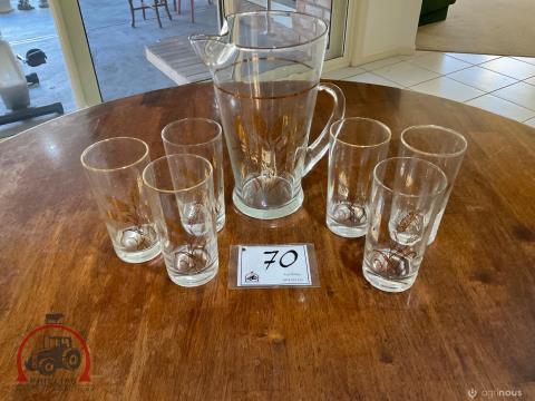 070 · Harvest Design Jug & Glasses Set