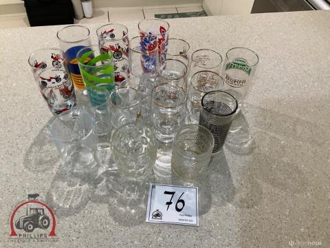 076 · Assorted Glasses