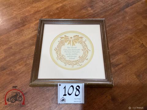 108 · Frame With Poem