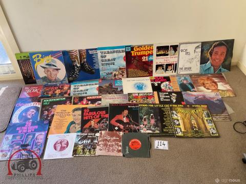 114 · Assorted Vinyl Records