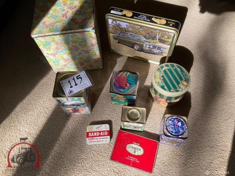 115 · Assorted Tins