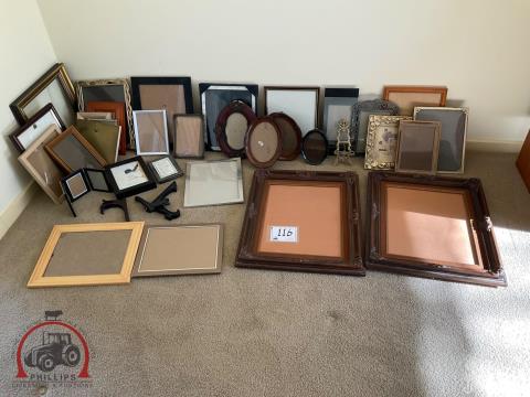 116 · Vast Array Of Assorted Picture Frames