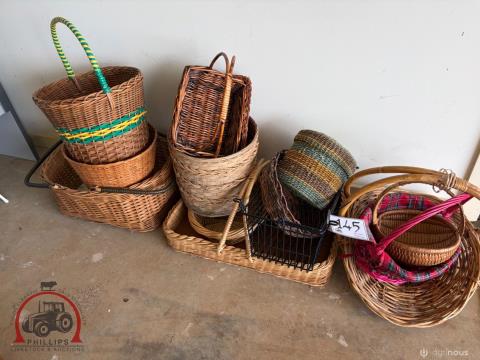 145 · Assorted Cane Baskets