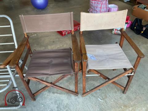 148 · Wooden Deck Chairs x 2
