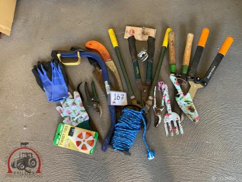 167 · Assorted Gardening Tools