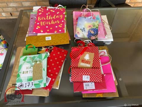 173 · Assorted Gift Bags Of Various Sizes