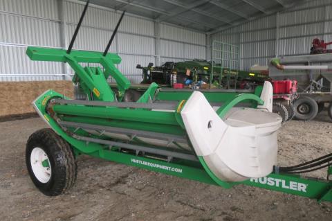 017 · As New - Hustler Round Bale Feed-out Machine