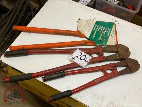 204 · Bolt Cutters And Sheet Cutter (Used)