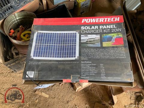 103 · Powetech Solar Panel Charger Kit (20w) (Used)