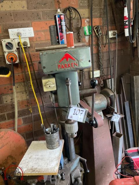 107 · Parken Electric Pedestal drill (Used)