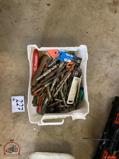 227 · Large Assortment Of Drill Bits (Used)