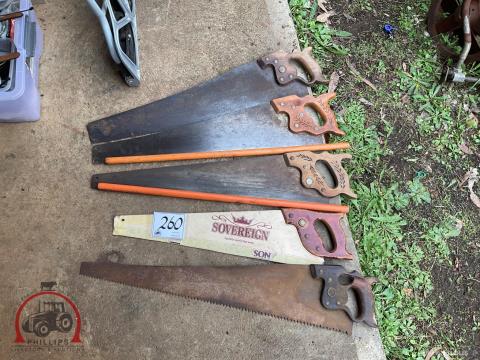 260 · Assorted Hand Saws (Used)