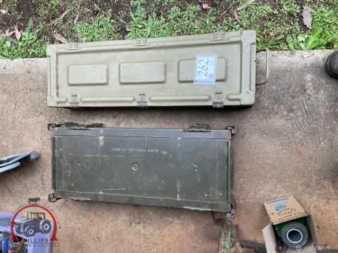 262 · 2 Steel Ammo Boxes (Used)