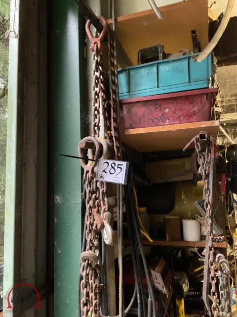 285 · Assorted Lifting Chains (Used)