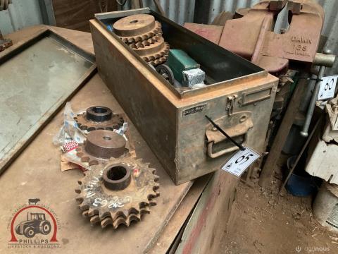065 · Tool Box With NEW Drive Sprockets (Used)