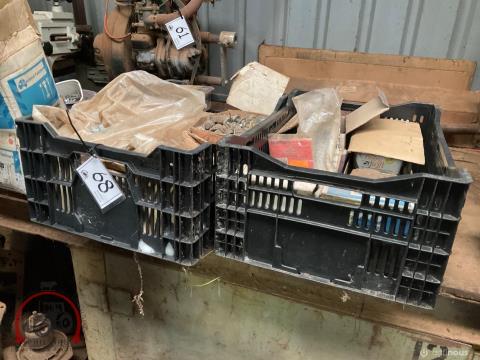 068 · 2 x Baskets Of NEW Bolts, Roofing Screws Etc (Used)