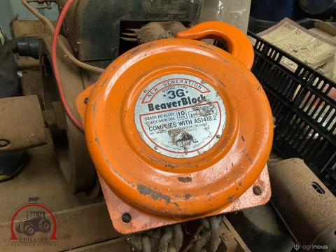 075 · Beaver Block, 2 Ton Endless Chain (Used)