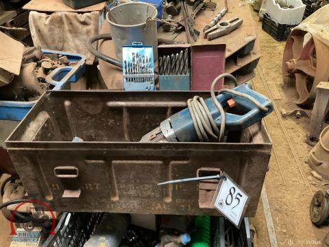 085 · Electric Hammer Drill & Bits (Used)