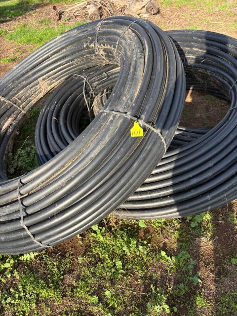 Lot 101 · 2 x Rolls 40mm 300m poly pipe