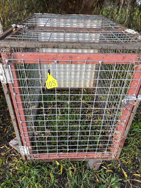 Lot 105 · Small Calf Crate