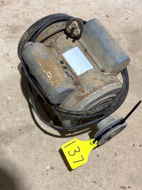 Lot 137 · 1/2hp motor
