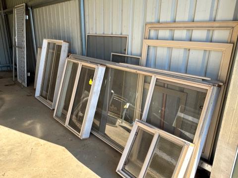 Lot 229 · Assortment of windows & doors