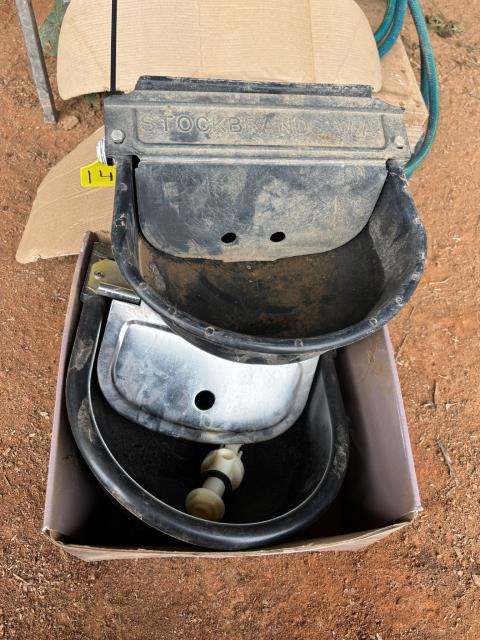 Lot 144 · 2 x small water trough