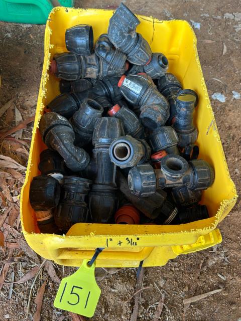 Lot 151 · 1 3/4'' poly fittings