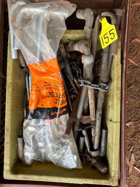 Lot 155 · Gate hinges