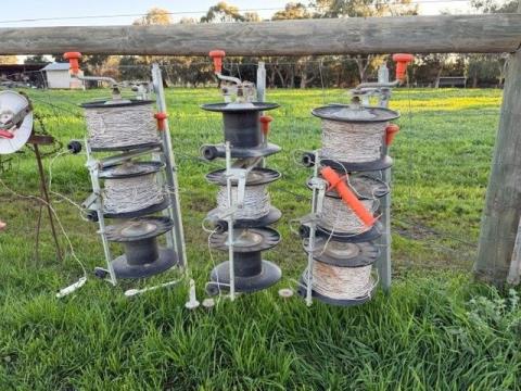 Lot 253 · Electric Fence Reels