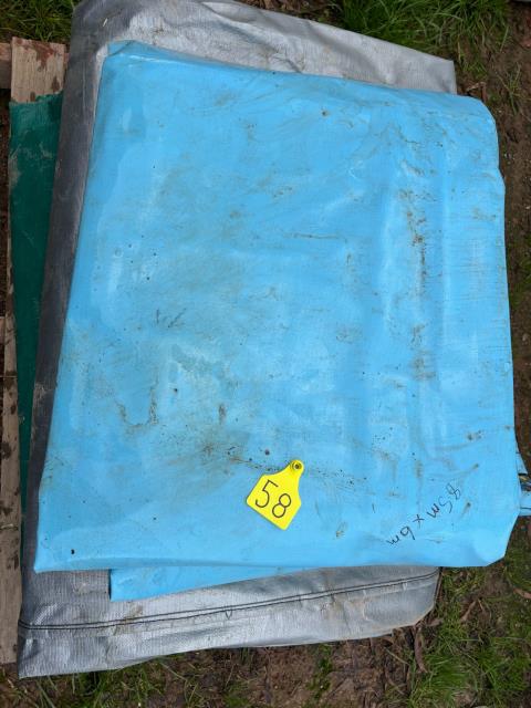 Lot 58 · Hay Covers 8.5m x 6m