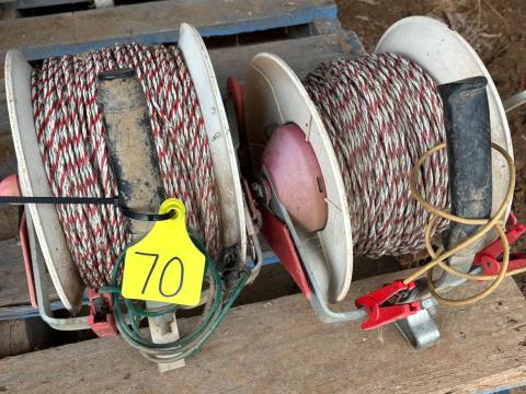 Lot 70 · 2 x Electric Fence Reel