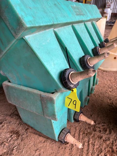Lot 79 · 2 x Polymaster 5 teat calf feeder