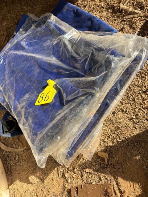 Lot 86 · 8 x New Blue Calf Rugs