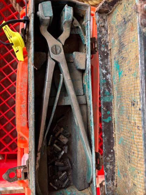Lot 89 · Calf tattoo pliers & numbers