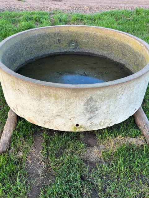 Lot 93 · 6'6'' concrete water trough