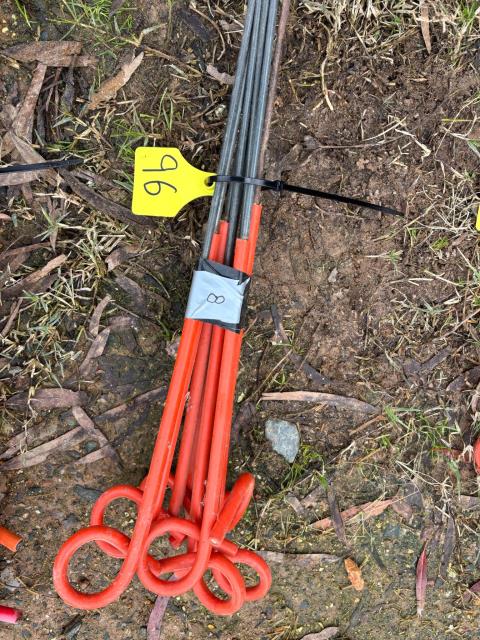 Lot 96 · 8 x Piggy Tail Fence posts