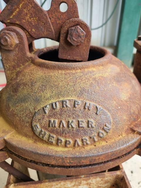 116 · Furphy pump. Pre 1888.