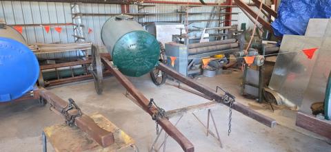 Restored 1920 Furphy water cart (small repair to lid)