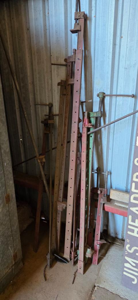 Large Assortment of Sash Clamps
